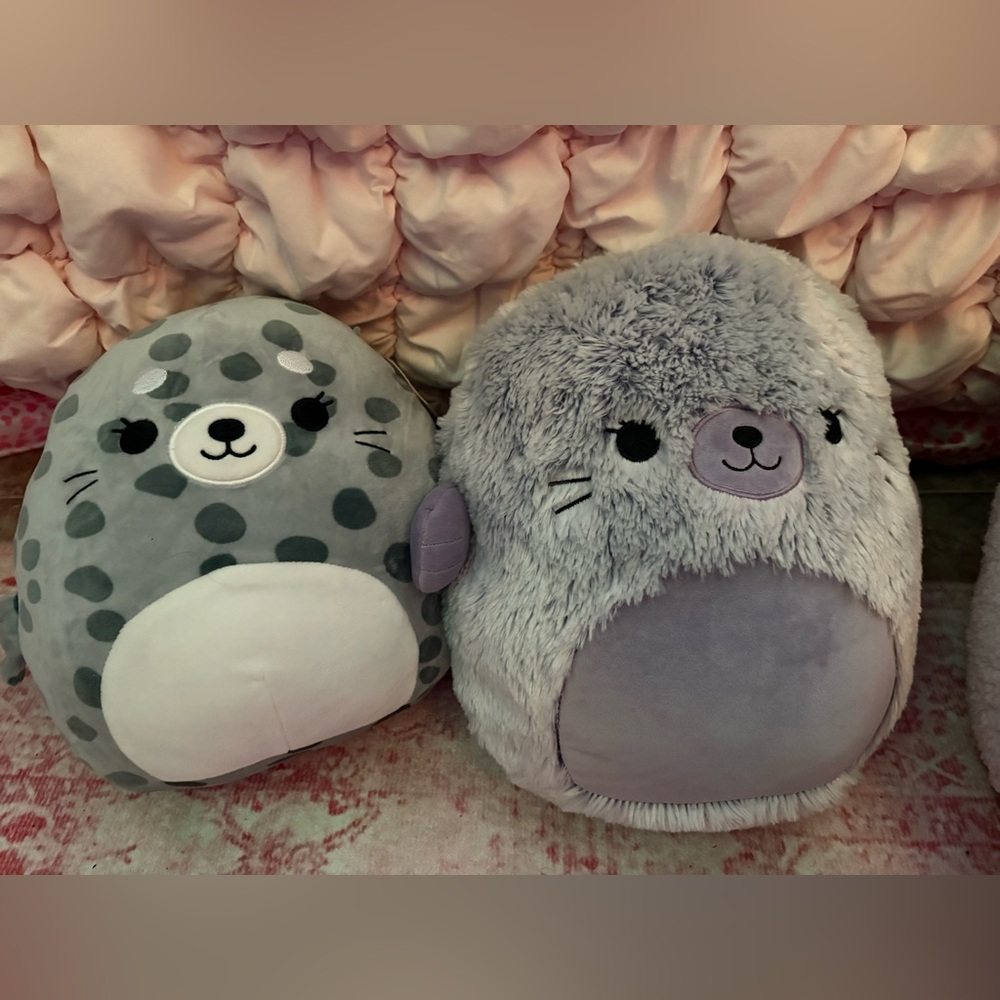 Squishmallow two pack Seals Ellen and Odile
